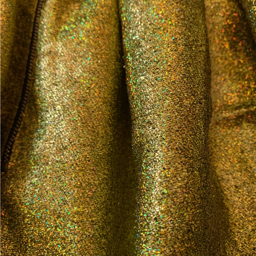 NWT kate spade Madison Ave Exclusive Acid Green Tinsel Coreen Cupcake Skirt RARE - Picture 8 of 13